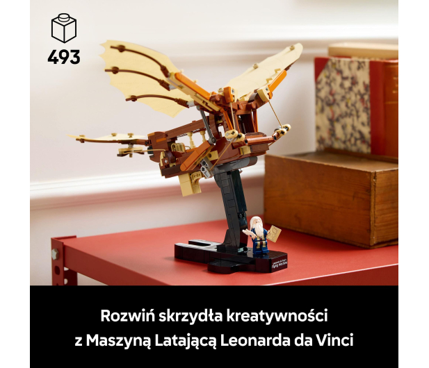 LEGO Icons 10363 Latająca maszyna Leonarda da Vinci - 1298069 - zdjęcie 4